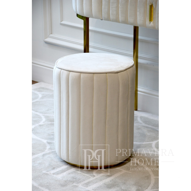 Glamour silver console modern classic white for hallway, BELLA GOLD living room [CLONE]