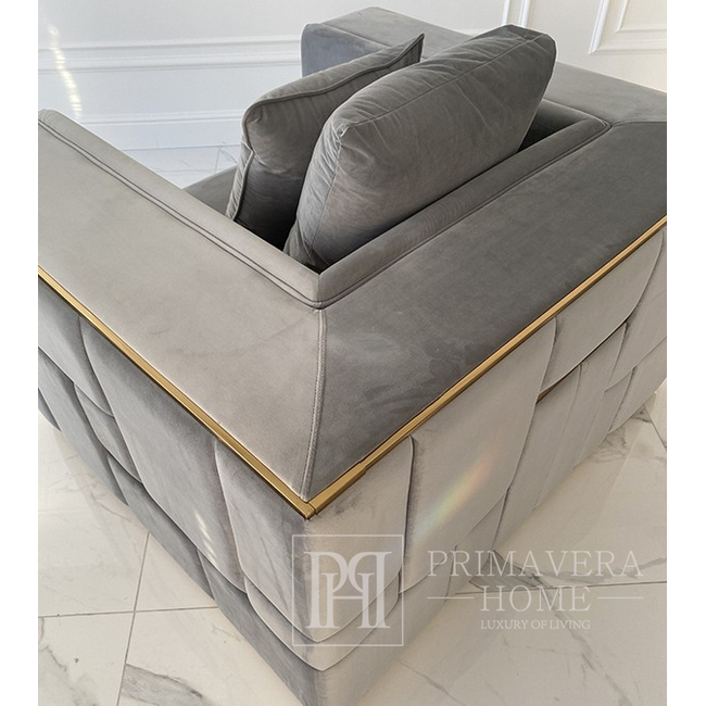 Moderner Glamour-Sessel EMPORIO für das Wohnzimmer