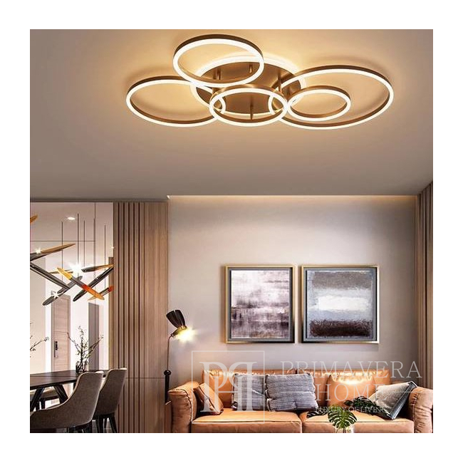 Modern LED ceiling lamp Art Deco Modern gold for the living room of the bedroom CERCHIO