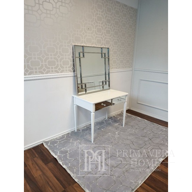 New York style decorative glamour square mirror crystal MORRIS OUTLET