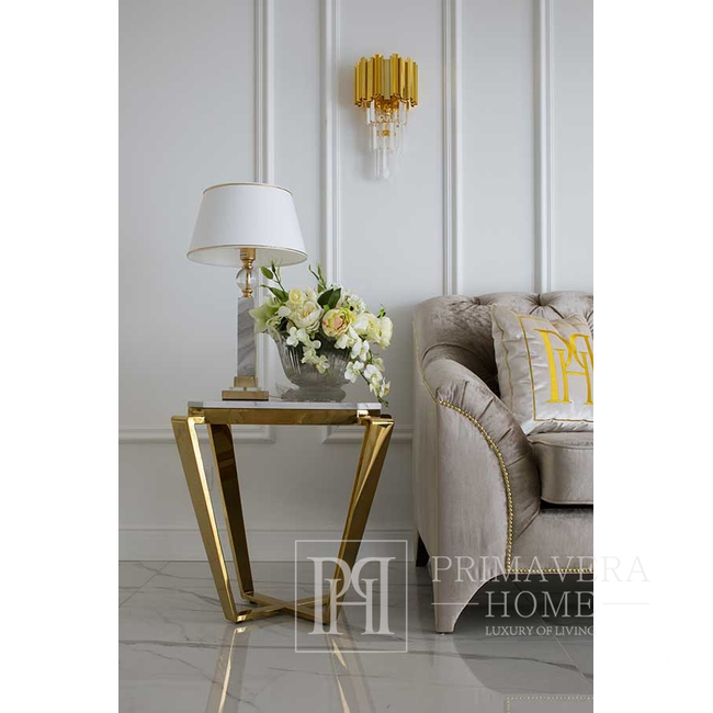 Luxuriöse Kristallwandlampe glamourös golden EMPIRE OUTLET