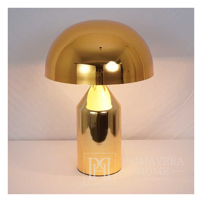 Nowoczesna lampa glamour, stalowa, klasyczna, nowojorska, złota AURORA OUTLET 