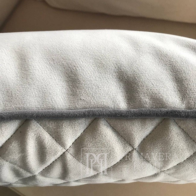Decorative pillow, 45x45, gray, kedra, for the living room 
