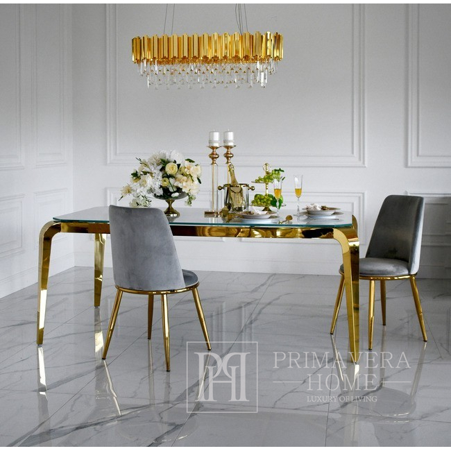 Krzesło glamour złote