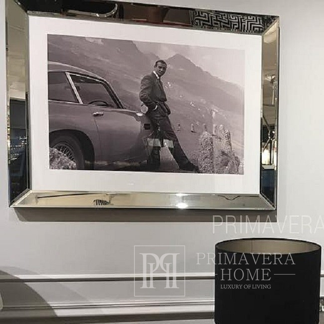 A modern picture in a mirror frame, stylish, New York, James Bond -  Primavera Home
