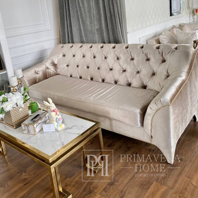 Glamor upholstered sofa, quilted, classic, exclusive PRADA OUTLET