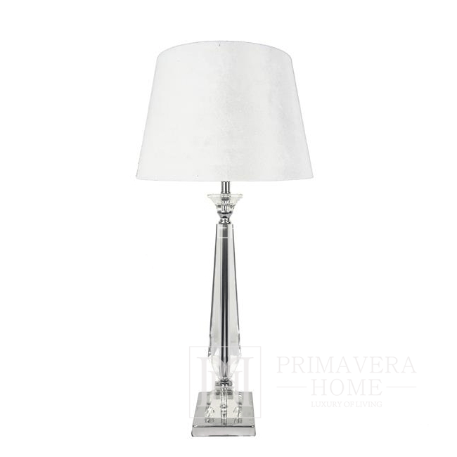 „Crystal Glamour“ stalinė lempa, Niujorkas, aukšta, sidabrinė CRISS L 