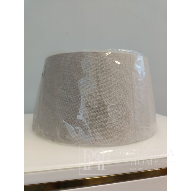 Light gray braided lampshade for the OS45 table lamp