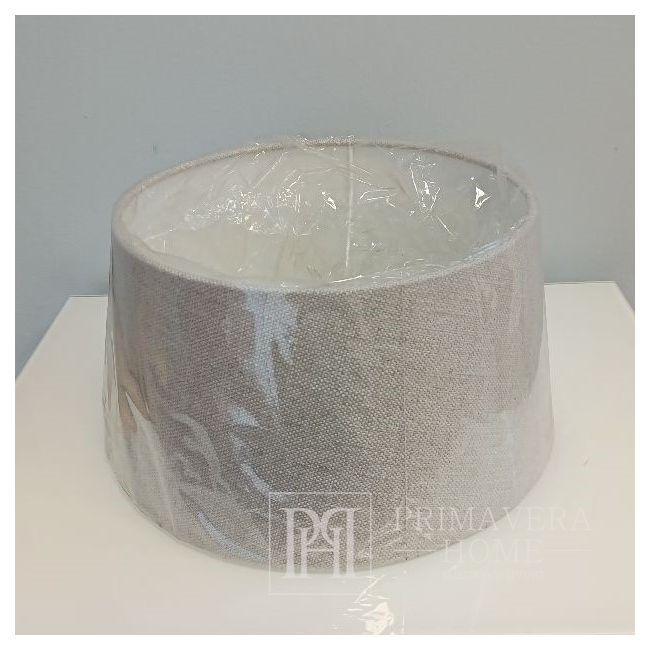 Light gray braided lampshade for the OS45 table lamp