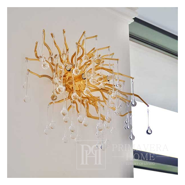 Glamor wall lamp, elegant designer in a modern style, luxurious, exclusive wall lamp, gold RAIN OUTLET 