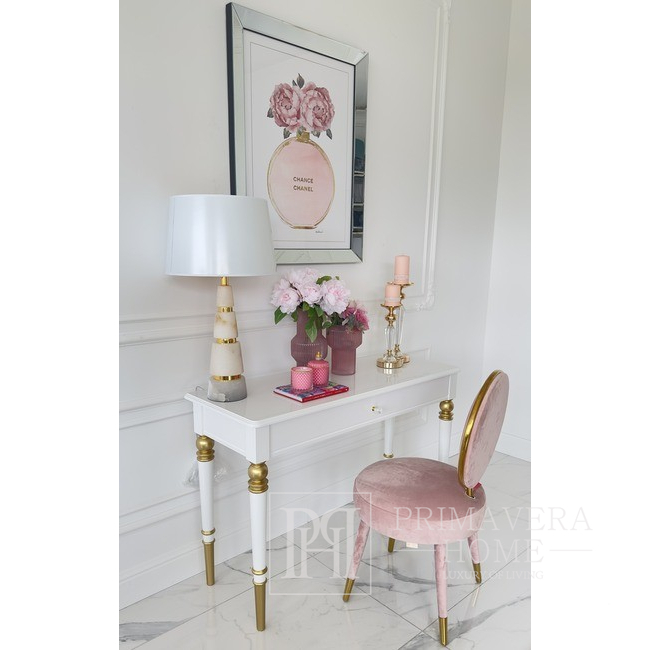Glamorous, New York style, high gloss, luxurious, stylish Queen console 