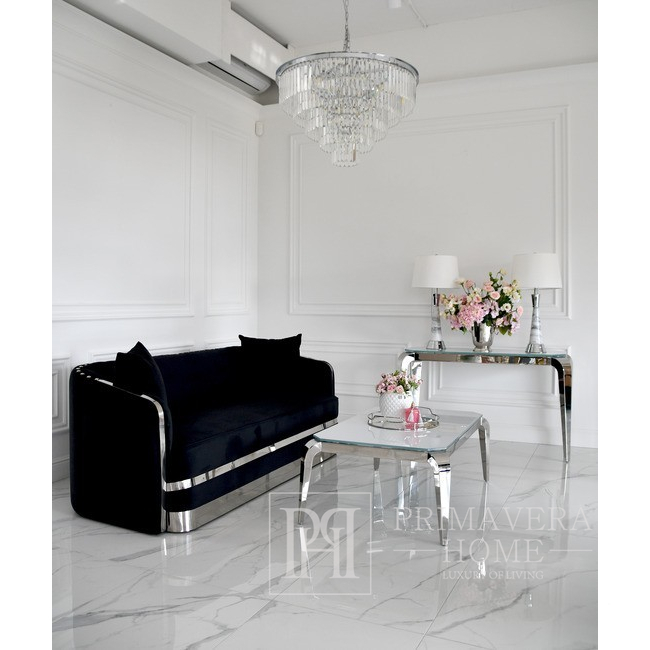 Modern coffee table, designer, glamor, silver ELITE OUTLET 