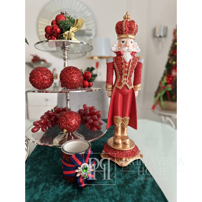 Nutcracker red gold 45.5 cm 