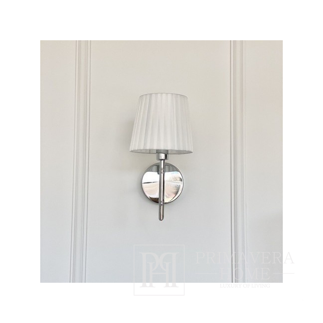 Niujorko klasikinis sieninis šviestuvas su baltu atspalviu sieninis šviestuvas svetainei, miegamojo vonios kambariui, sidabrinis ANGELO K OUTLET 