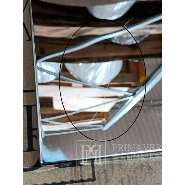 Stół glamour nowoczesny, ekskluzywny do jadalni biały szklany blat stalowy srebrny MARCELLO OUTLET 280cm