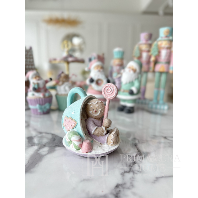 Christmas decoration gingerbread with a lollipop in a 14 cm cup 