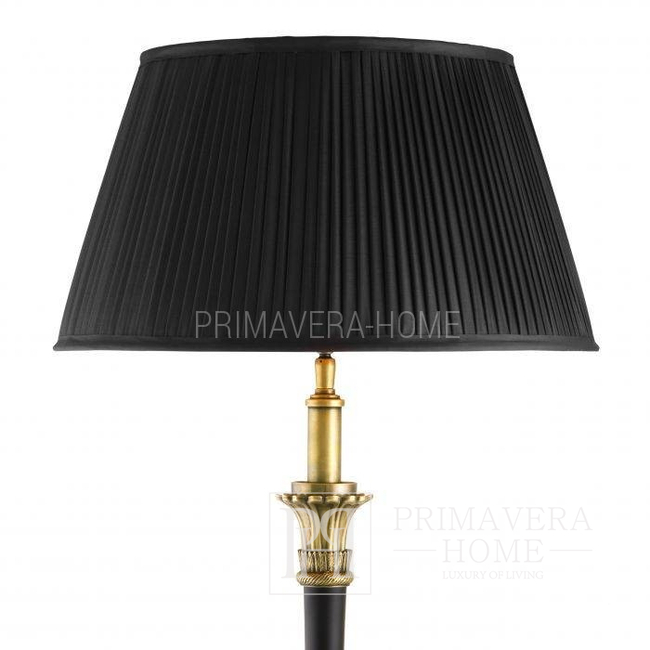 Elegant black and gold pleated lampshade BOUILOTTE 35 cm OUTLET 
