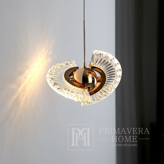 Modern chandelier, glamor pendant lamp, gold, designer, exclusive, single VALO SINGLE [CLONE] [CLONE] 