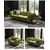 Glamor upholstered modern gold quilted sofa DIVA GOLD