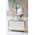 Glamour painted wooden chest of drawers on Lorenzo M Gold steel legs OUTLET
