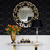 Glamour mirror ELISE New York style decorative 85cm gold 