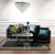 sofa glamour czarna srebrna  nowoczesna klasyczna 3osobowa