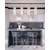 Hocker glamour MARCO modern gepolstert für Esszimmer, Bar, Kücheninsel 53x51x92 silber grau 