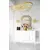 Chest of drawers ELENA GLAMOR , bent legs with drawers, white