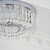 Krištolo lubų šviestuvas modernus glamūrinis lubinis šviestuvas STELLA sidabrinis Niujorko stiliaus 