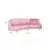 Modern sofa for the living room, for the office, pink, velvet, PINK GLAMOR