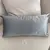 Pillow 30x60, gray, smooth, shiny, decorative
