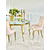 Designer dining table, glamor, with a glass top, steel, gold ELITE 