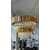 Żyrandol glamour EMPIRE XL luksusowy kryształowy okrągły, lampa wisząca, złoty OŚWIETLENIE