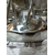 Stół glamour srebrny okrągły, stalowy, marmur biały,  ANTONIO OUTLET 