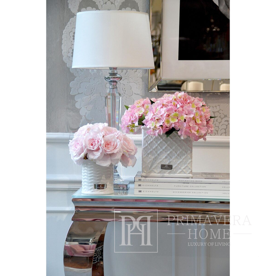 Bouquet of artificial flowers pink peonies 