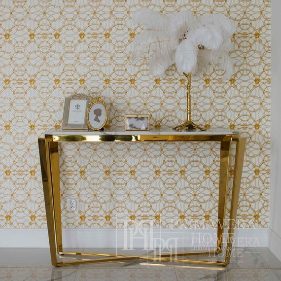 Glamour Tapete Versace IV geometrisch Art Deco Home gold 