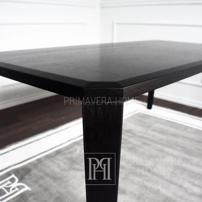 Modern table made of oak Concord black