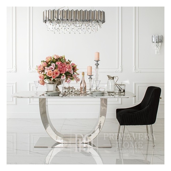 PALOMA silver dining chair 