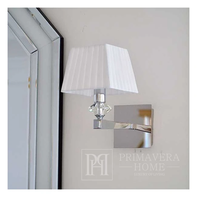 Wall lamp glamor silver wall lamp stylish modern ELEGANZA SILVER