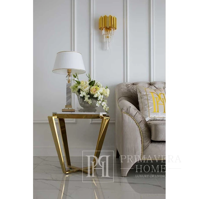 Luxurious crystal wall lamp glamor golden EMPIRE OUTLET wall lamp