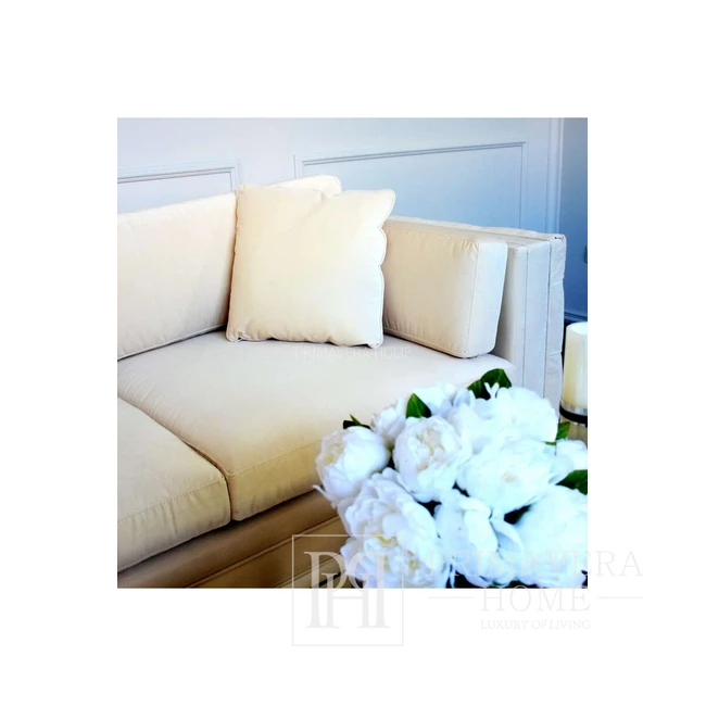 Glamour sofa sofa with pillows white quilted BIANKA [CLONE]